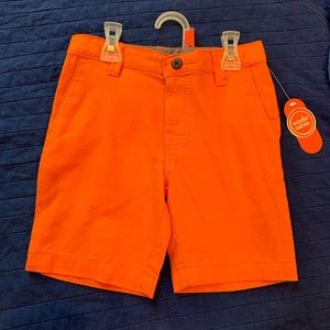 Orange jean shorts. Boys size 5